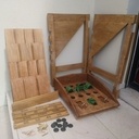 Jeu de la grenouille démontable