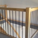 Escalier 2 quarts tournants inversés