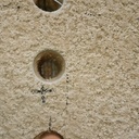 Marquise sur facade isolée par l'exterieur et enduite.