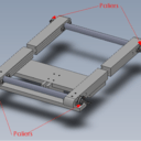 Calibreuse à rouleau avec convoyeur