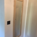 Un miroir tout simple en châtaigner