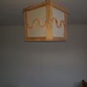 Abat jour inspiration japonisant