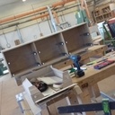 Meuble tv chêne massif