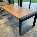 Table salle à manger bois métal