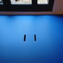 Bureaux partagés en mdf et linoléum