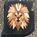 Marqueterie Lion