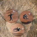 Médailles marquetées