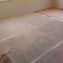 Plancher OSB sur dalle après mise de niveau (chape sèche)