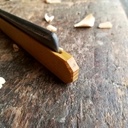 Châsse de rasoir « coupe-chou » monoxyle