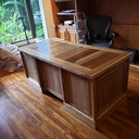 Bureau en Teck (Top is Marine Style)