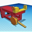 Tour à pédale démontable sur établi