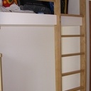 Échelle et mini garde-corps de mezzanine