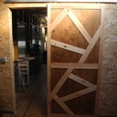 La porte coulissante du bureau