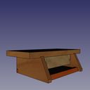 trois-quart arrière, avec l'espace libre pour les fils