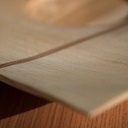 Tournage coupe décorative en frêne olivier