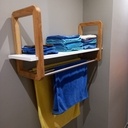Étagère porte serviettes