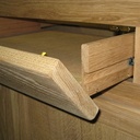 Enfilade chêne massif contemporaine