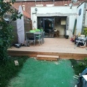 Terrasse en mélèze