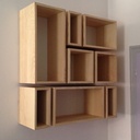 Bibliothèque en cubes