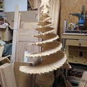 Sapin de Noël en spirale