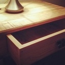 Table de nuit en palette