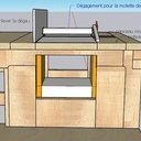 Cloisonnement compartiment Dégauchisseuse pour meuble multi-outils