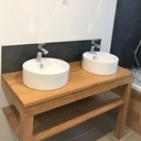 Meuble vasques et habillage baignoire