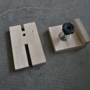 Le Gabarit de perçage  pour tourillons du pauvre