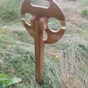 Support de bouteille pliable 'folding wine stand'