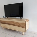 Meuble TV frêne