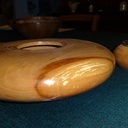 Vase plat avec petite ouverture