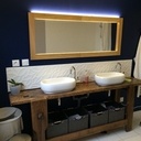 Miroir de sdb avec éclairage intégré