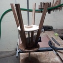 Tabouret d'atelier façon photomaton!