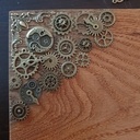 Tables de chevet en chêne avec éclairage et chargeur sans fil intégré