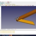 Fausse équerre en Châtaignier