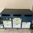 Établi type MFT avec plateau remplaçable