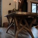 Table en mélèze de pays