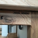 Meuble de salle de bain en chêne