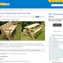 Banc table original