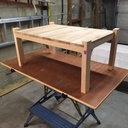 Table basse salon chêne