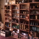 Grande étagère en marronnier