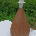 Lampe en forme de goute en platane