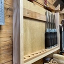 Rack à ciseaux à bois