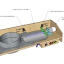 Clapet à guillotine motorisé pour l'aspiration