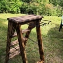 Escabeau avec support coulissant