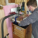 Boris l'a aidé à graver le R