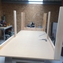 Une grande table de travail pour mon atelier