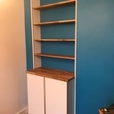 Aménagement d'un encadrement de porte condamnée