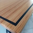 Consolle baubuche et valchromat