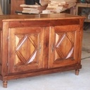 Restauration d'un meuble béarnais et explication cire et vernis gomme laque